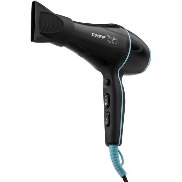 Secador Taiff Stylle 2000w 220v, Taiff, STYLE 334, PRETO, Pequeno